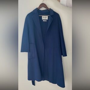 Max Mara blue cashmere coat